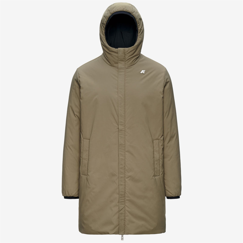 Jackets_Man_JACOB ST WARM DOUBLE_3/4 Length_Black Pure - Green Army - Commercial 2