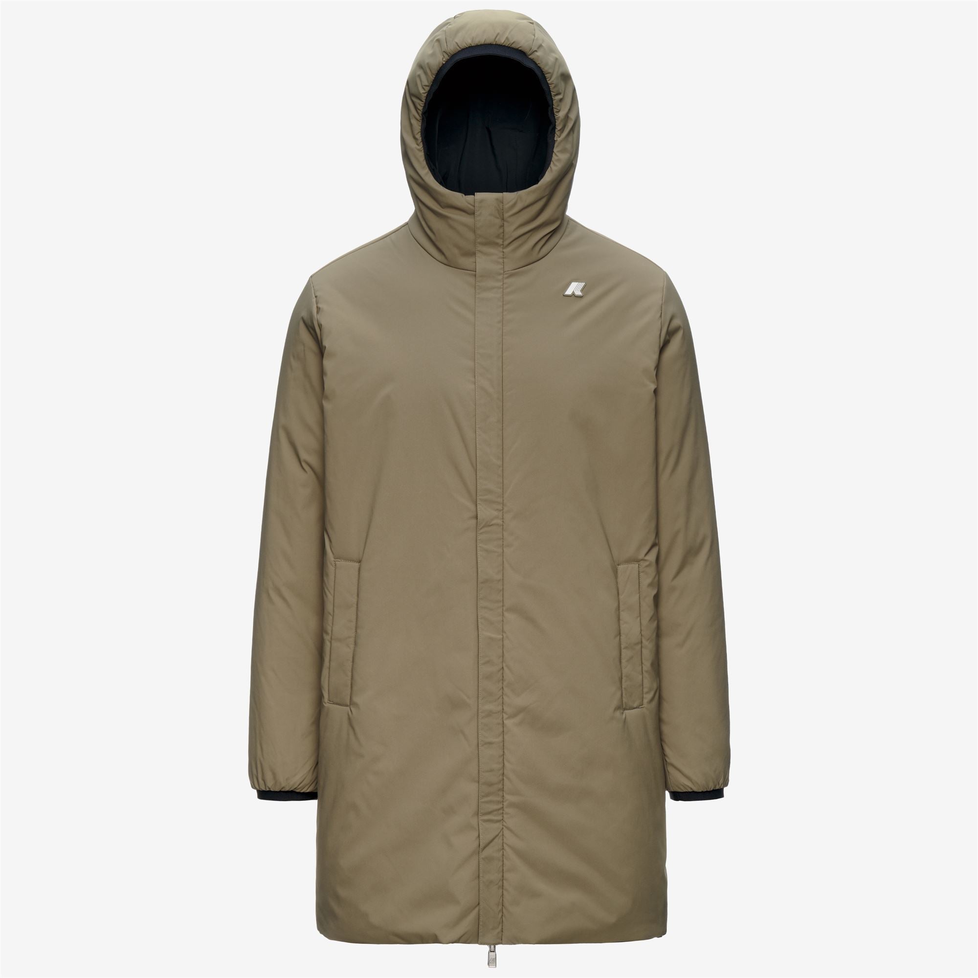 Jackets_Man_JACOB ST WARM DOUBLE_3/4 Length_Black Pure - Green Army - Commercial 2