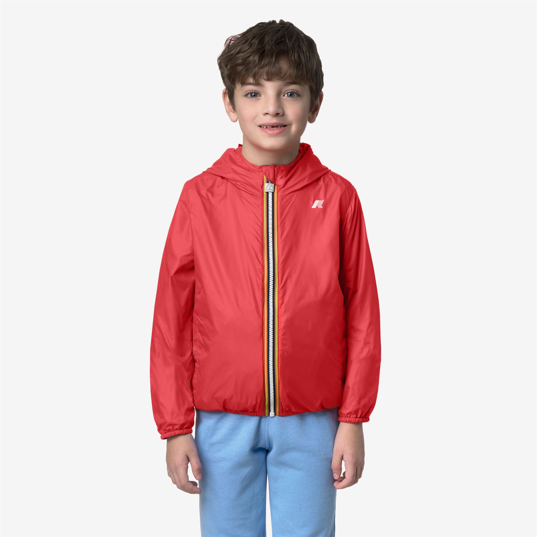 P. JAKE PLUS.2 DOUBLE - Vestes - Court - Garçon - Blue Insignia-Red Poppy main