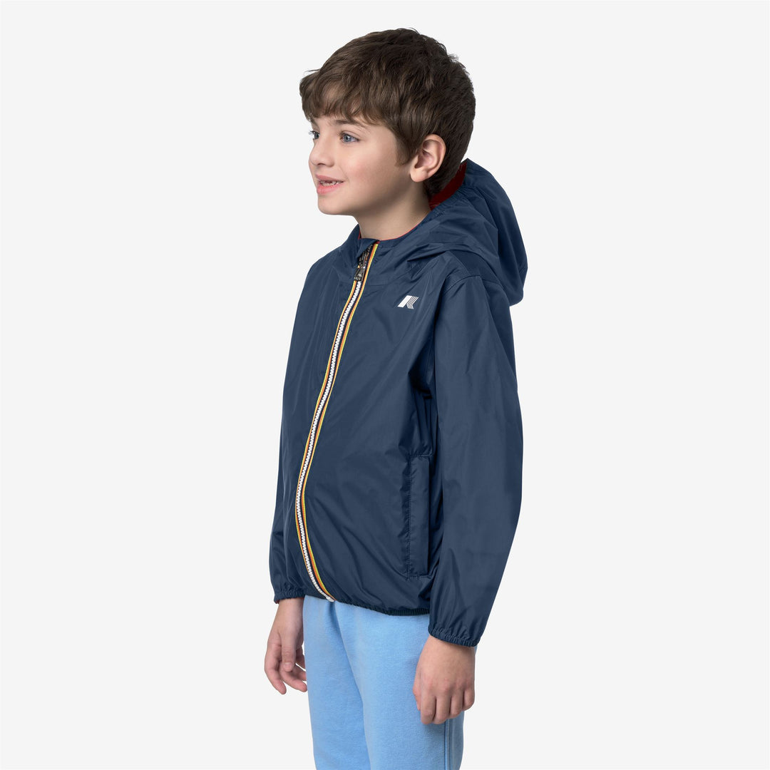 P. JAKE PLUS.2 DOUBLE - Vestes - Court - Garçon - Blue Insignia-Red Poppy main