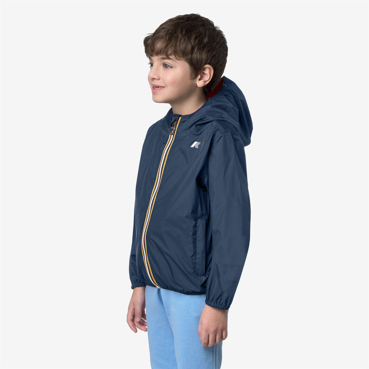 P. JAKE PLUS.2 DOUBLE - Vestes - Court - Garçon - Blue Insignia-Red Poppy 4