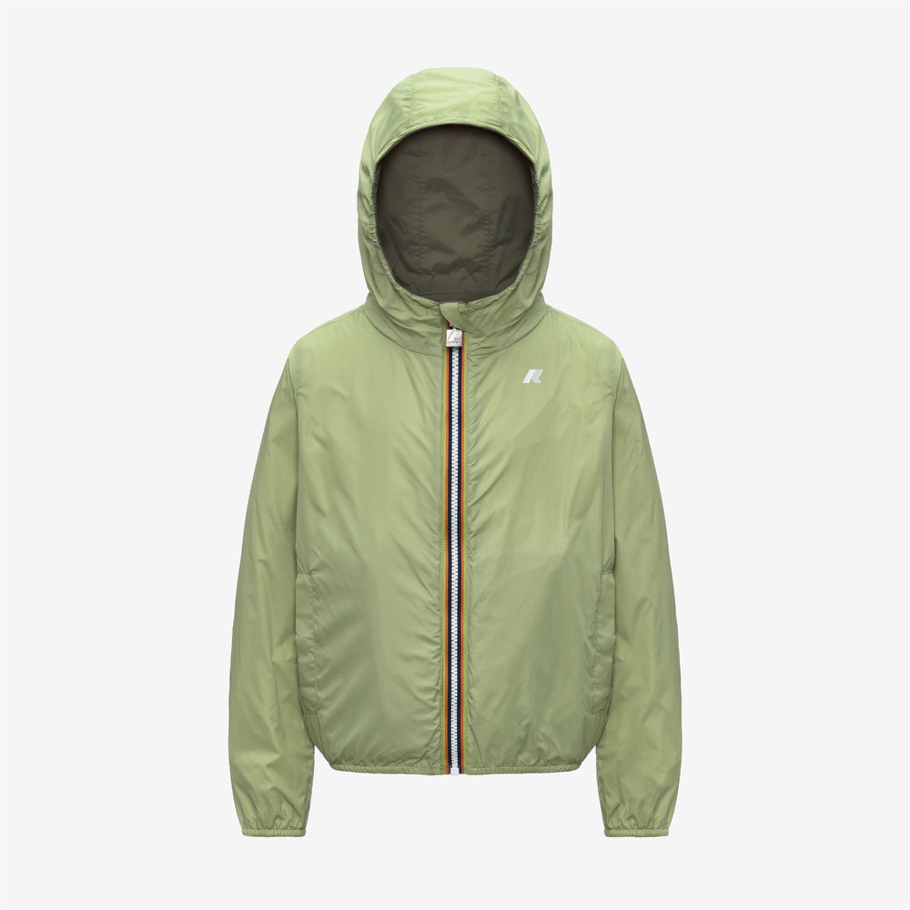 P. JAKE PLUS.2 DOUBLE - Vestes - Court - Garçon - GREEN-LIME JACQUARD-Green Lichen-Green Dk Lime 02