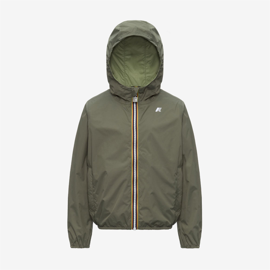 P. JAKE PLUS.2 DOUBLE - Vestes - Court - Garçon - GREEN-LIME JACQUARD-Green Lichen-Green Dk Lime 01