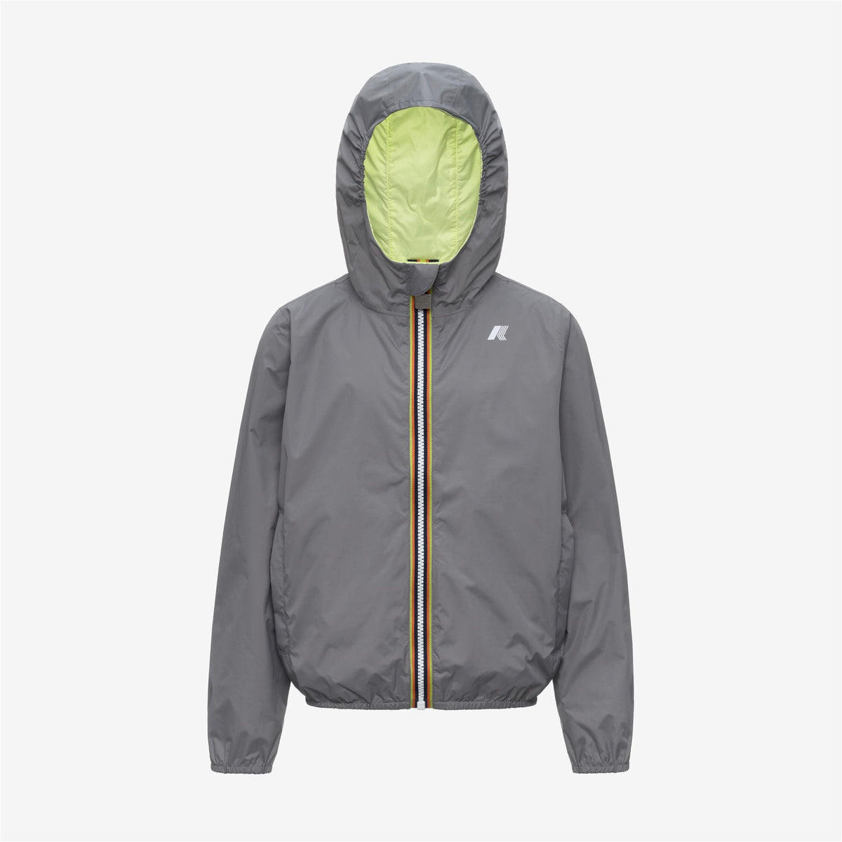 Jackets_Boy_P. JAKE PLUS.2 DOUBLE_Short_Grey Frost - Yellow Lime - Commercial 1
