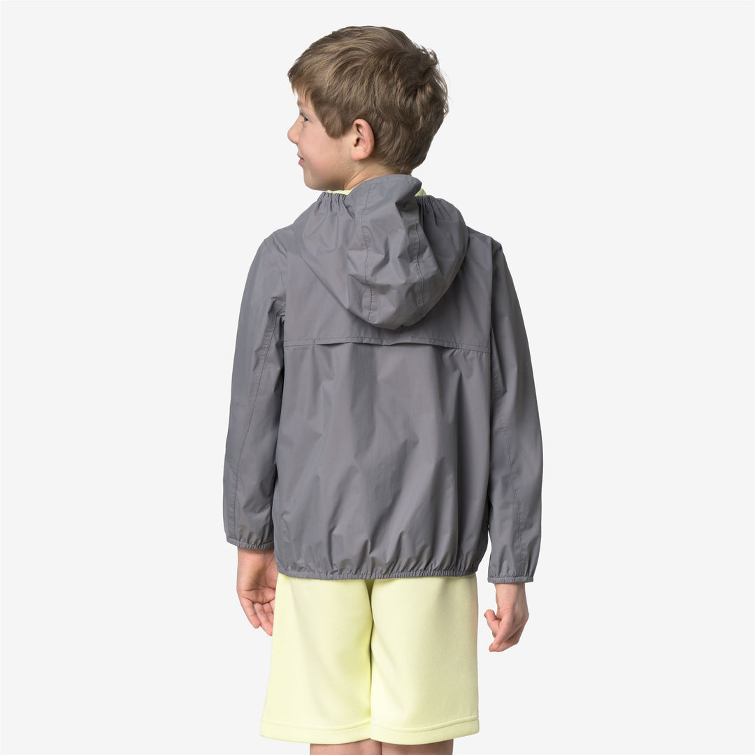 P. JAKE PLUS.2 DOUBLE - Vestes - Court - Garçon - Grey Frost-Yellow Lime main