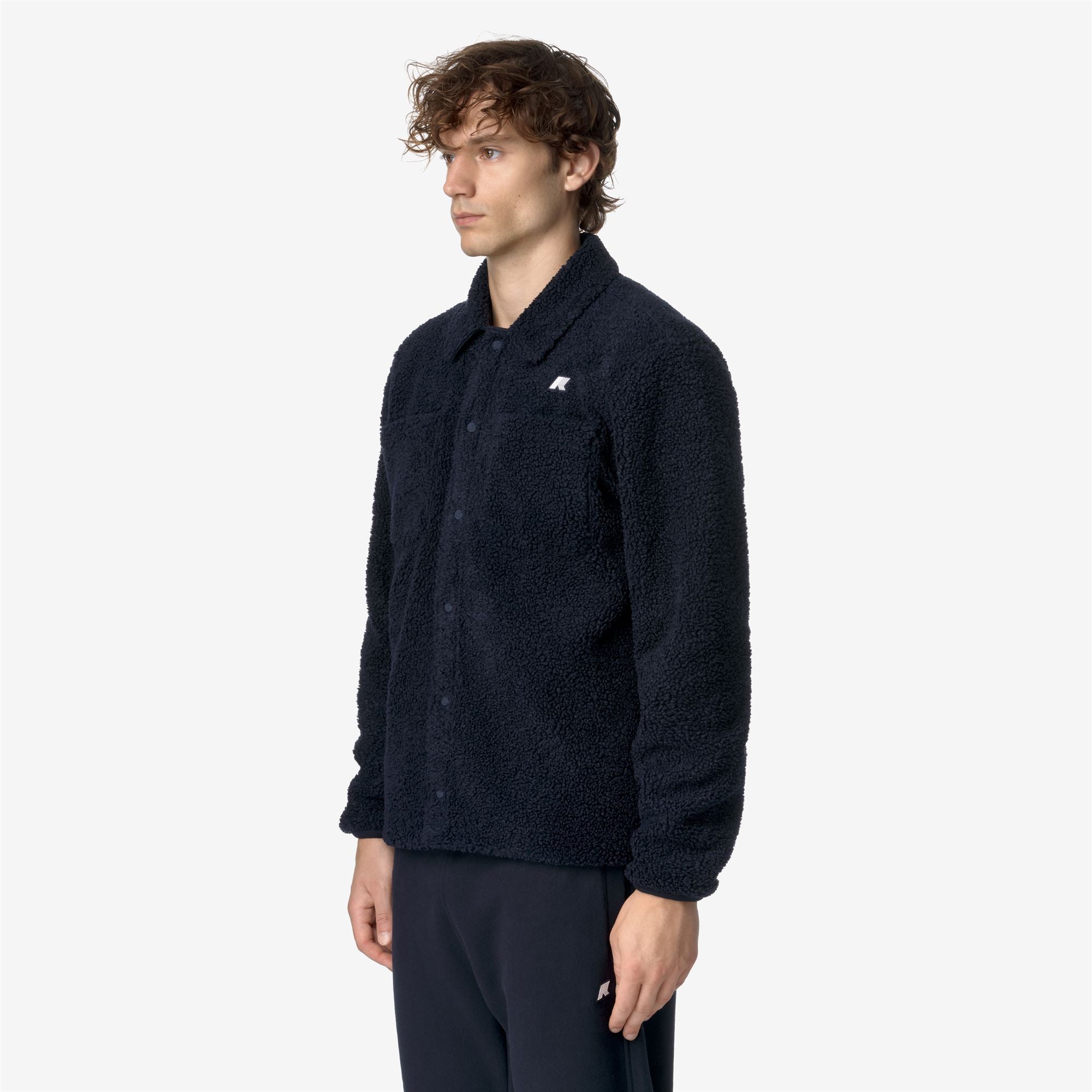 Fleece_MAN_CAMERON SHERPA POLAR_Jacket_Blue Depth-Blue Depth - Blue Depth - Commercial 5