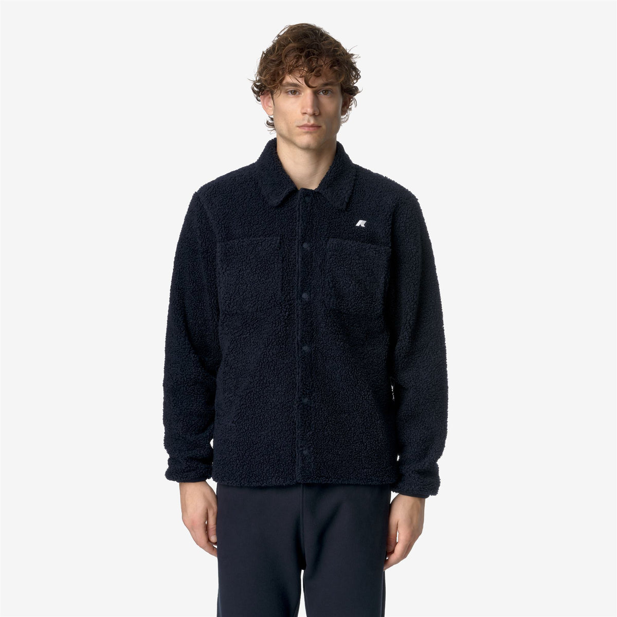 Fleece_MAN_CAMERON SHERPA POLAR_Jacket_Blue Depth-Blue Depth - Blue Depth - Commercial 3