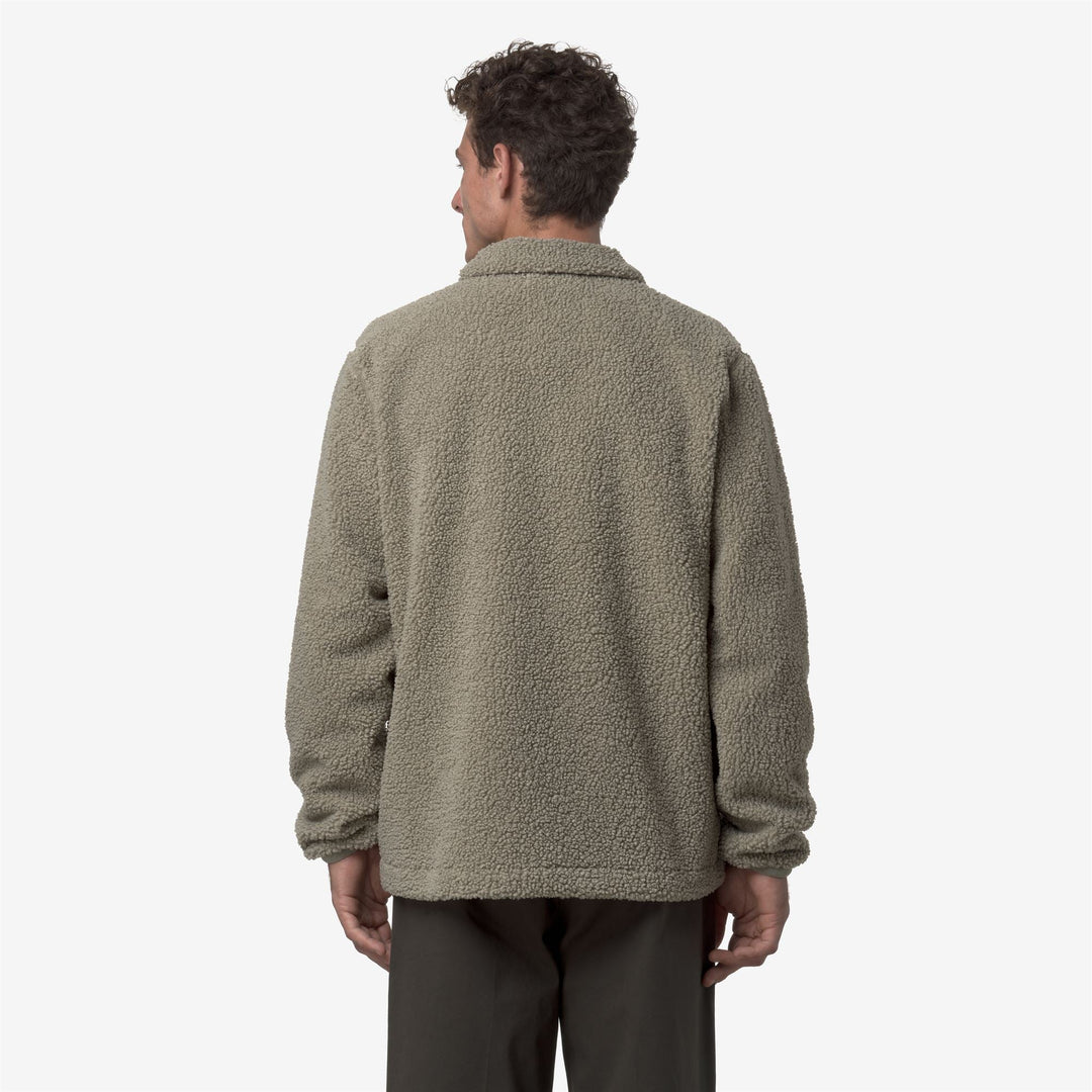 CAMERON SHERPA POLAR - Fleece - Jacket - MAN - Green Oak-Green Oak