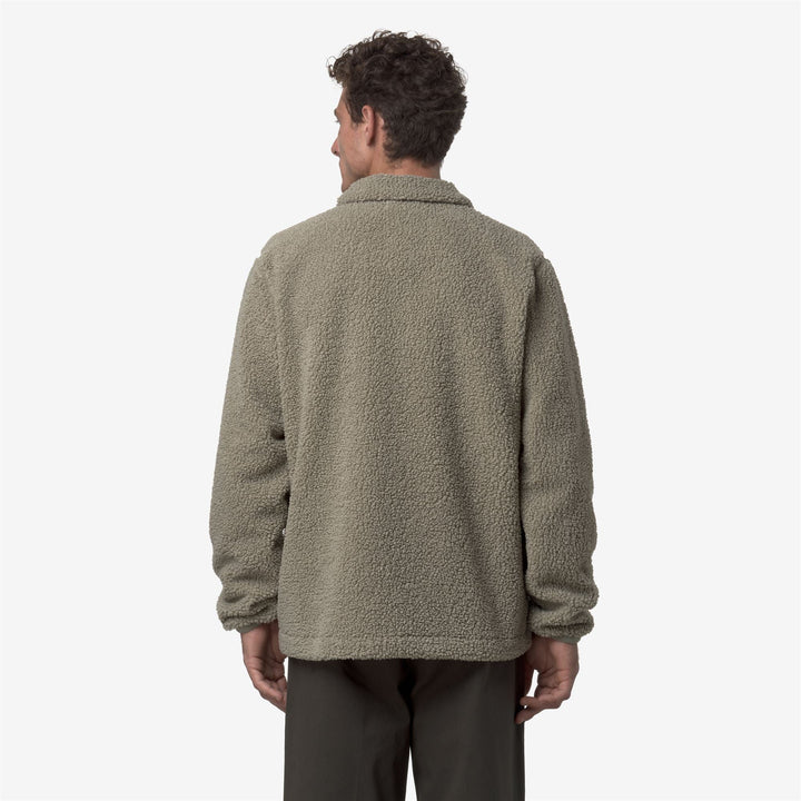 CAMERON SHERPA POLAR - Fleece - Jacket - MAN - Green Oak-Green Oak