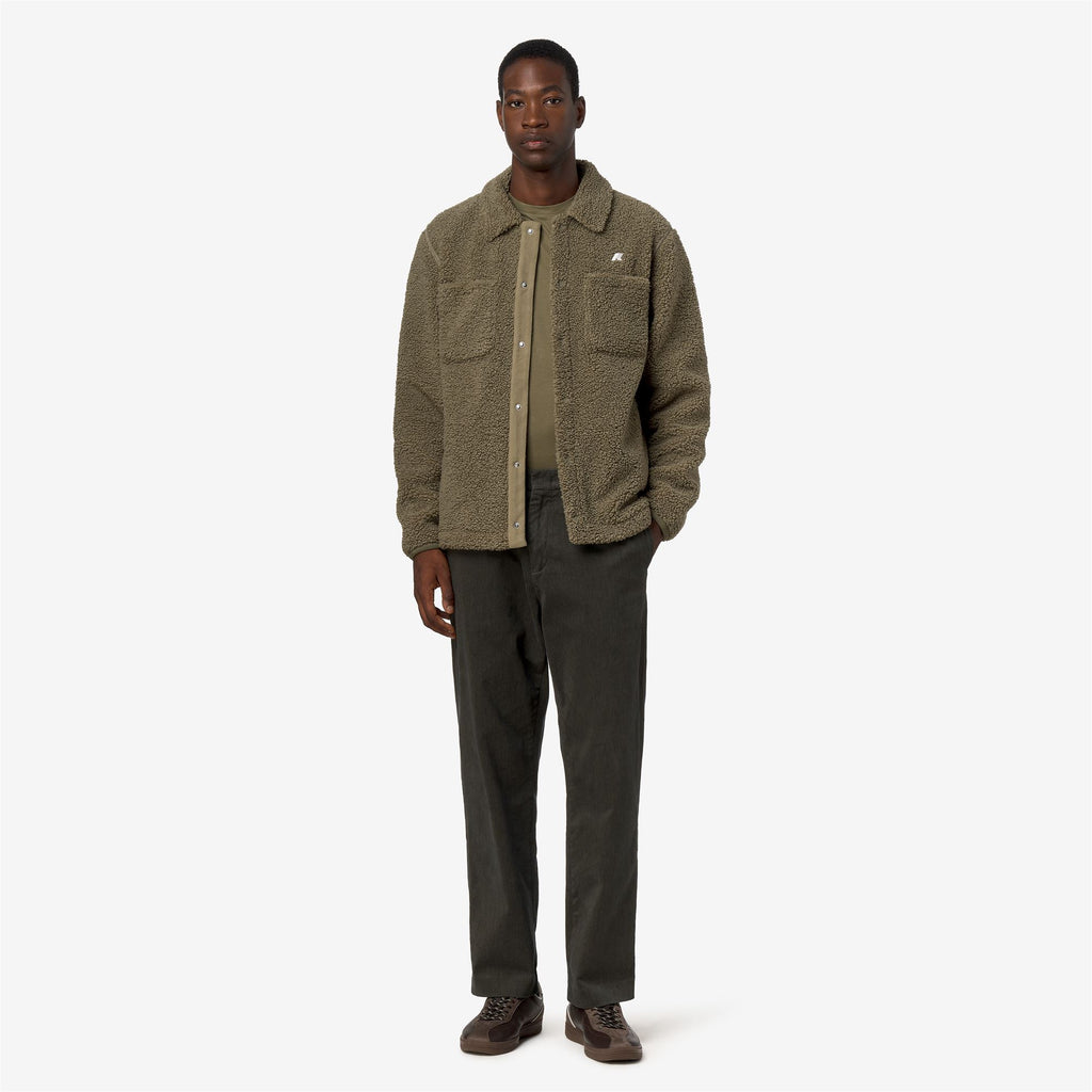 Fleece_Man_CAMERON SHERPA POLAR_Jacket_Green Army-Green Army - Commercial 7