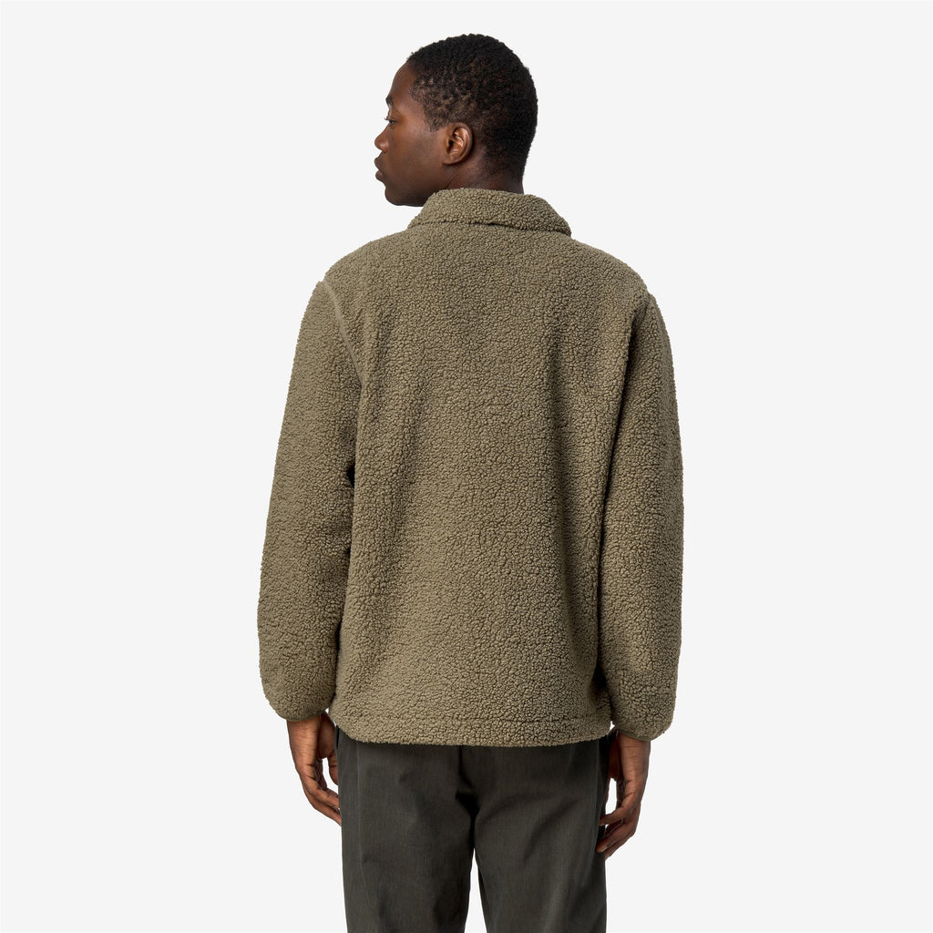 Fleece_Man_CAMERON SHERPA POLAR_Jacket_Green Army-Green Army - Commercial 6