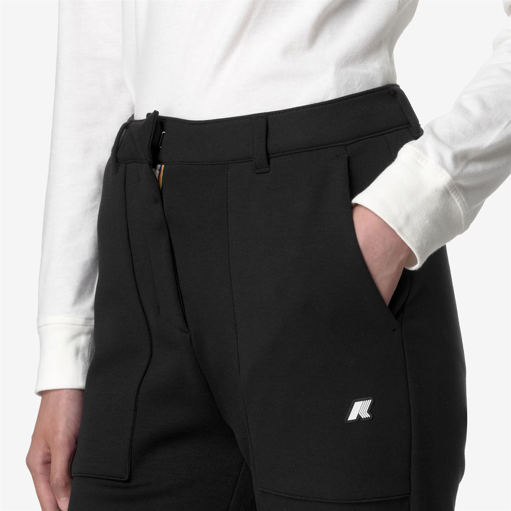 Pants_WOMAN_JANINNE LIGHT SPACER_Sport Trousers_Black Pure - Commercial 7
