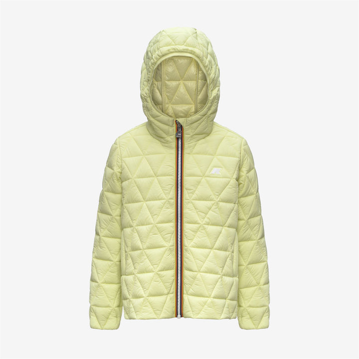 P. MADLAINE DIAMOND QUILTED WARM - Vestes - Court - Fille - Yellow Lime 1