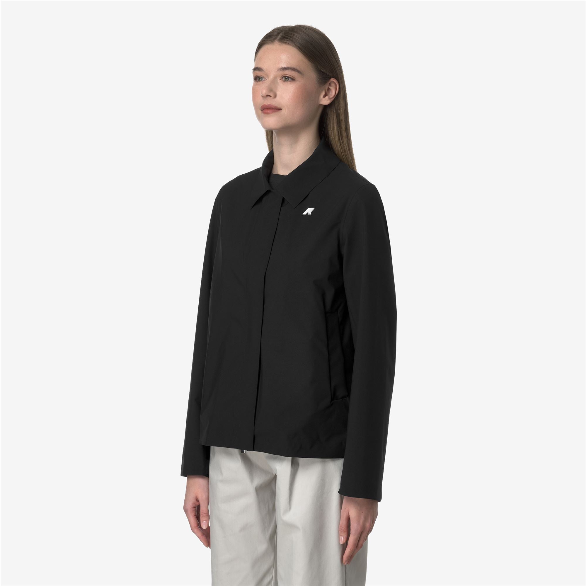 Jackets_WOMAN_ARABEL STRETCH 2L_Short_Black Pure - Commercial 5