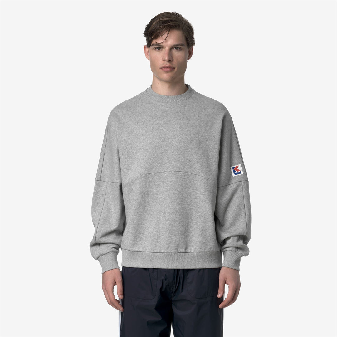 7002 ROUNDNECK - Fleece - Jumper - UNISEX - GREY MEL