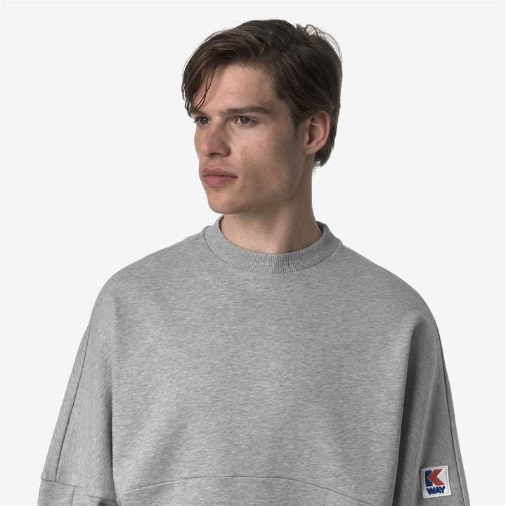 7002 ROUNDNECK - Fleece - Jumper - UNISEX - GREY MEL