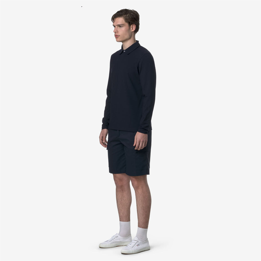 Shorts_MAN_SERJE TWILL TECH_Cargo_Blue Depth - Commercial 5