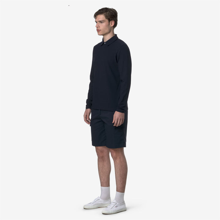 SERJE TWILL TECH - Shorts - Cargo - MAN - BLUE DEPTH