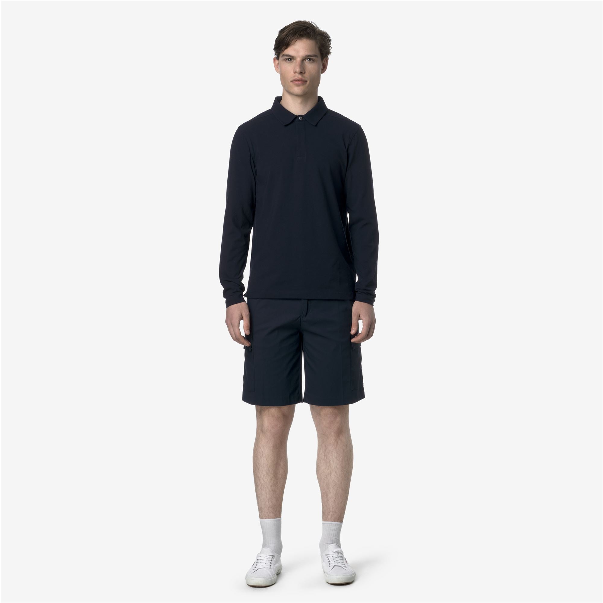 Shorts_MAN_SERJE TWILL TECH_Cargo_Blue Depth - Commercial 4