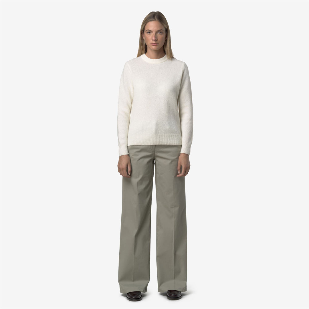 TYANNE TWILL TECH PEACH - Pants - CHINO - WOMAN - Green Oak main