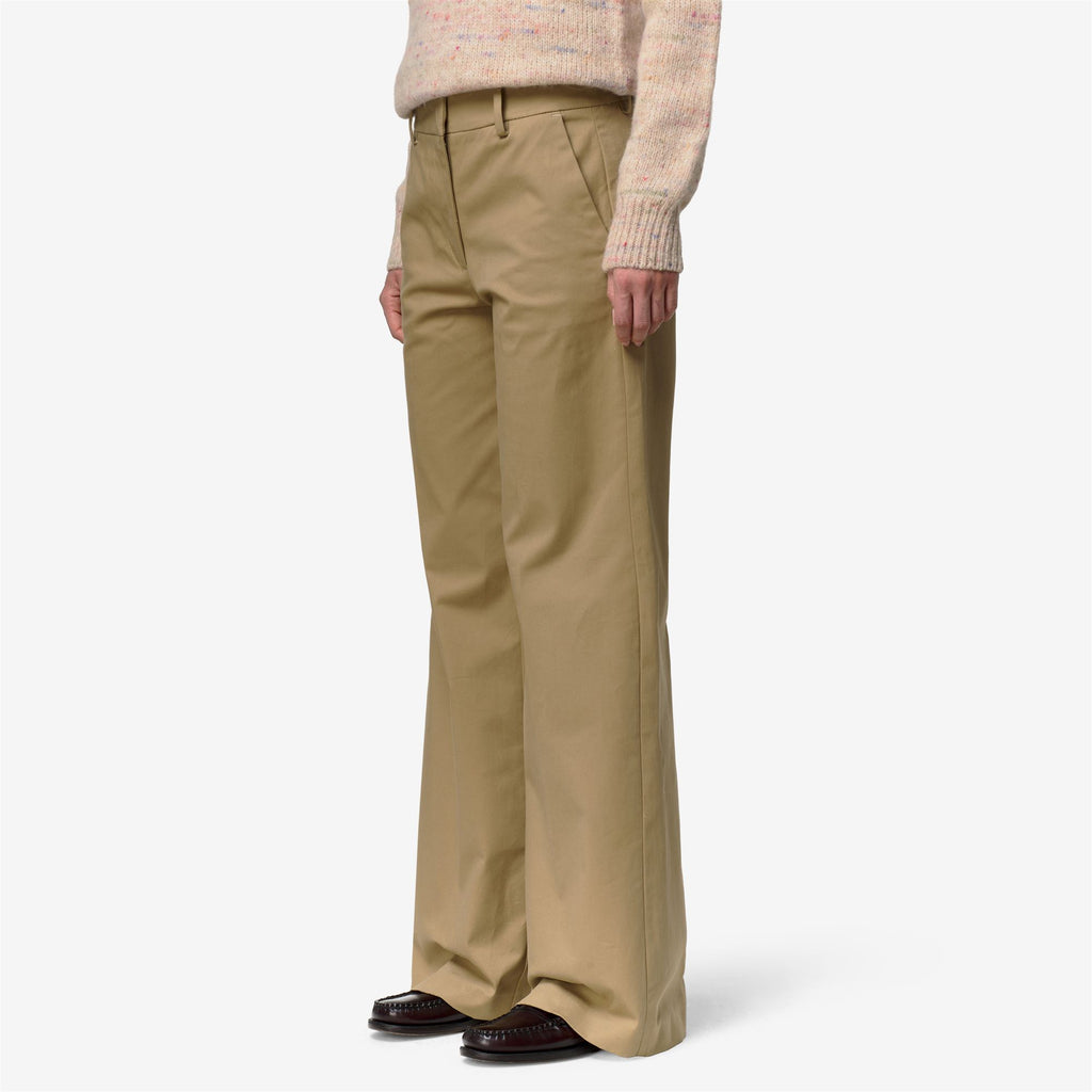 Pants_Woman_TYANNE TWILL TECH PEACH_Chino_Beige Khaki - Commercial 5
