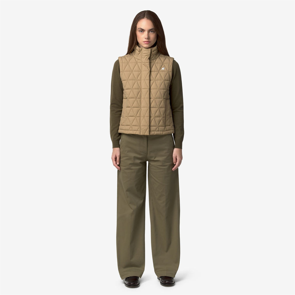 Pants_Woman_TYANNE TWILL TECH PEACH_Chino_Green Army - Commercial 4