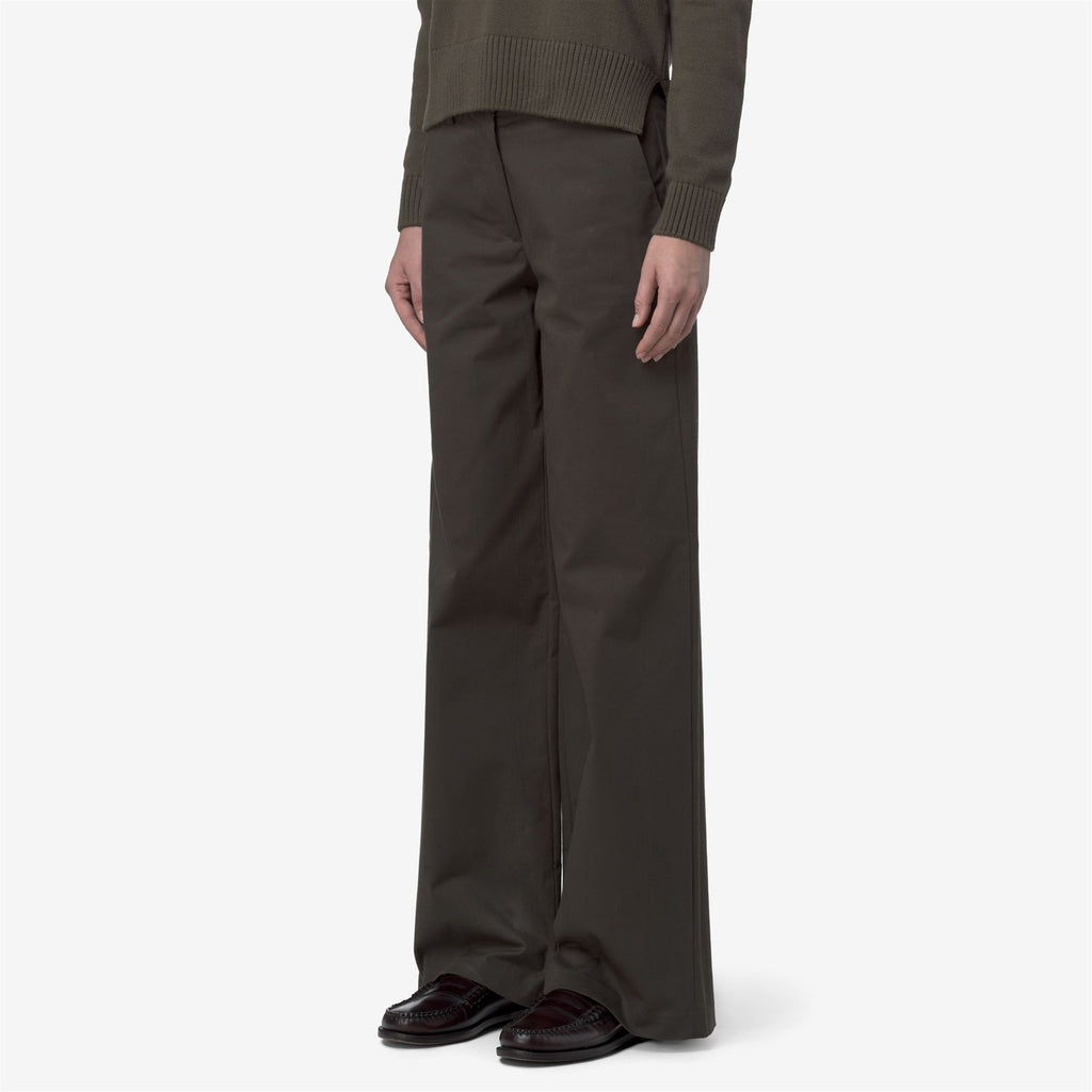 Pants_WOMAN_TYANNE TWILL TECH PEACH_Chino_Black Olive - Commercial 5