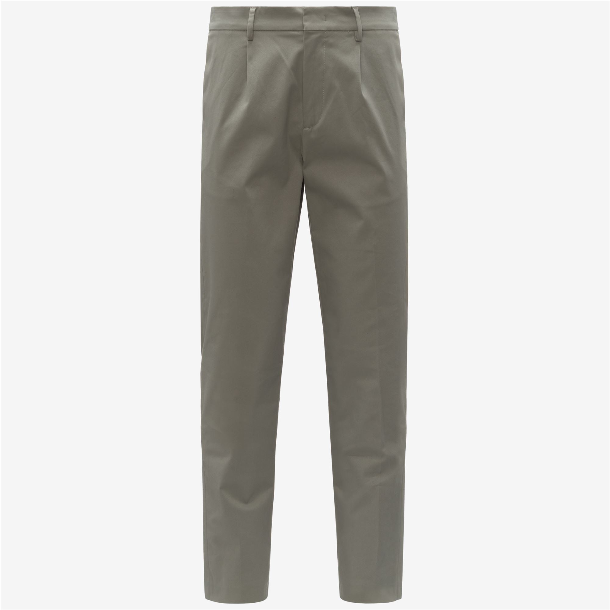 Pants_MAN_AILTON TWILL TECH PEACH_Chino_Green Oak - Commercial 1