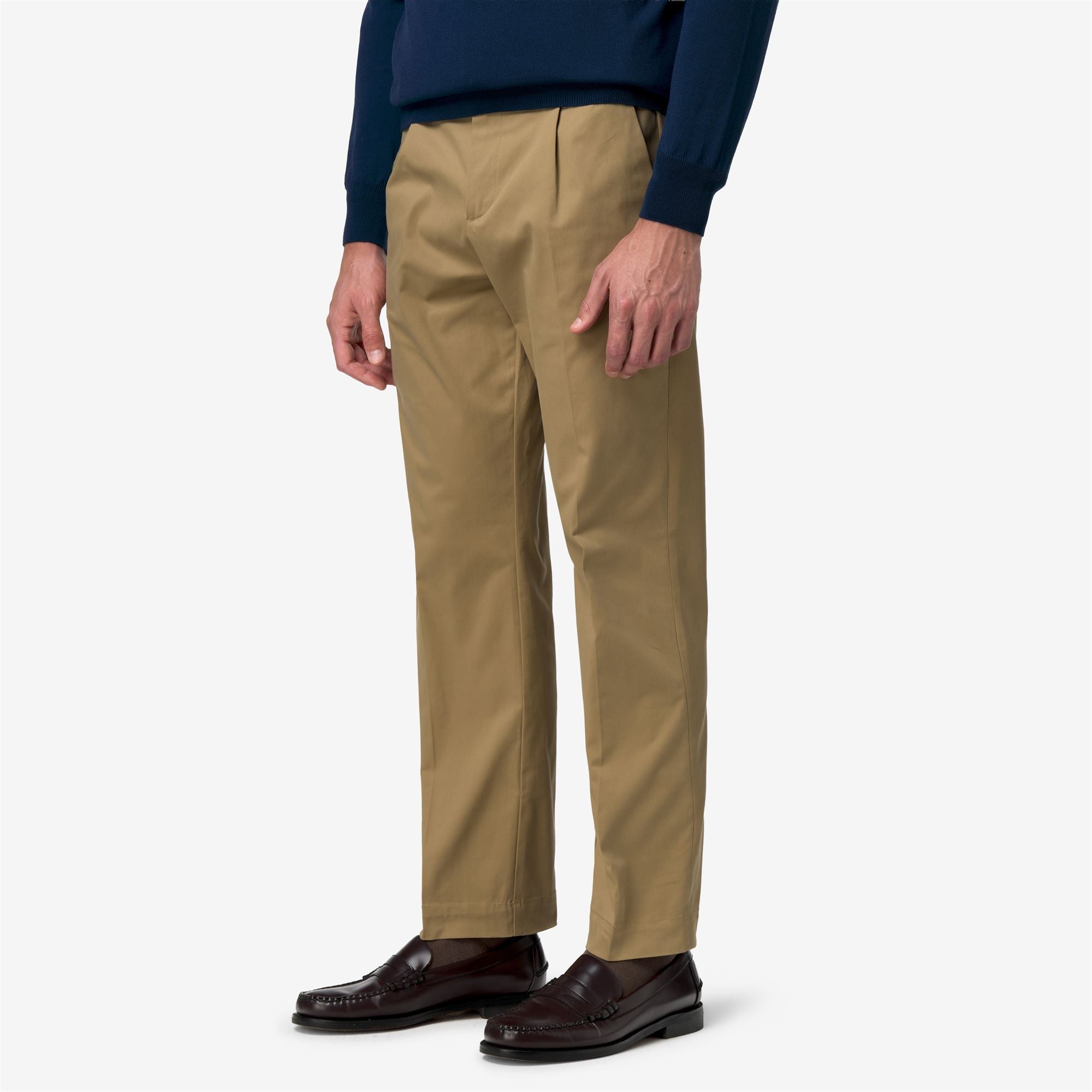 Pants_Man_RALPH TWILL TECH PEACH_Chino_Beige Khaki - Commercial 5