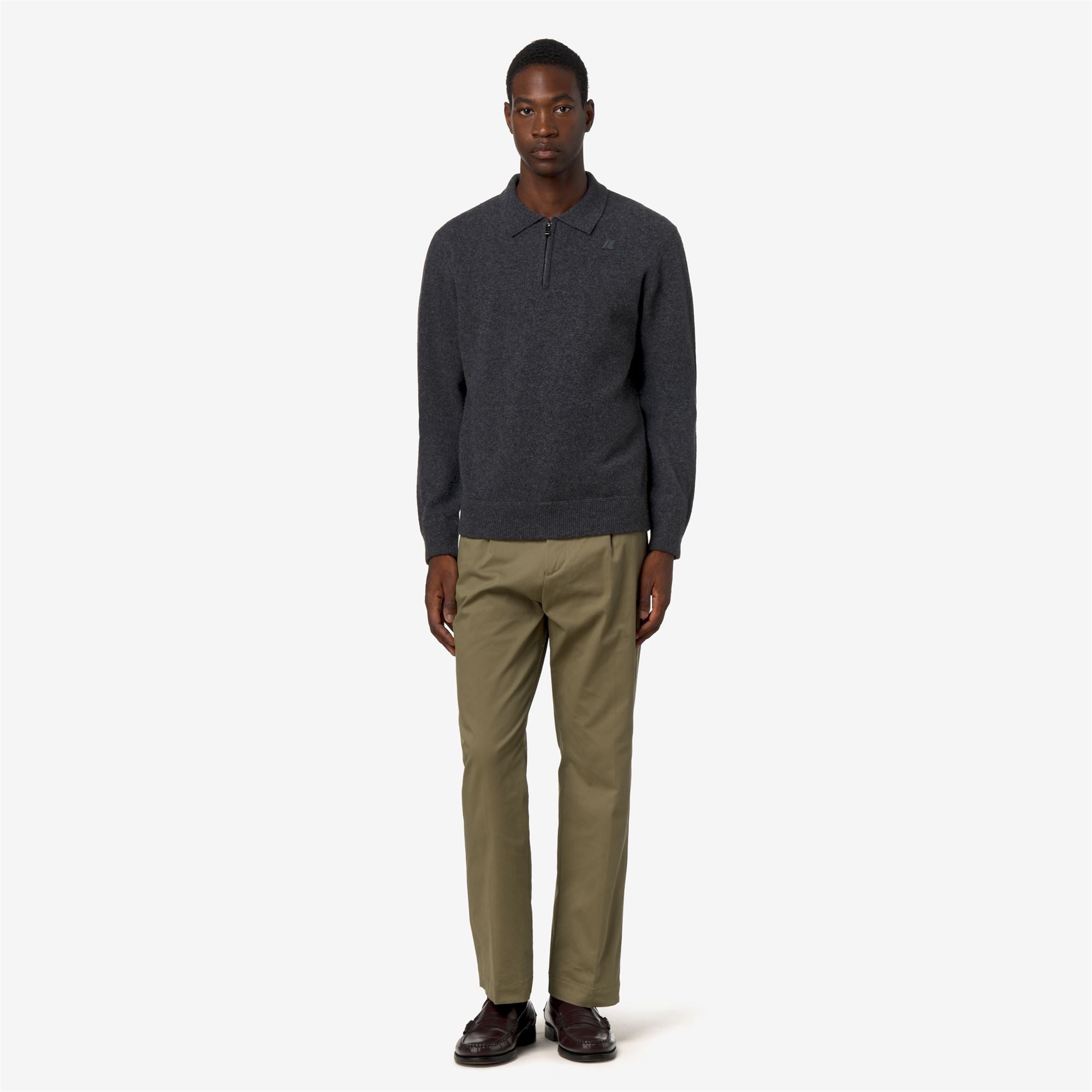 Pants_Man_RALPH TWILL TECH PEACH_Chino_Green Army - Commercial 4