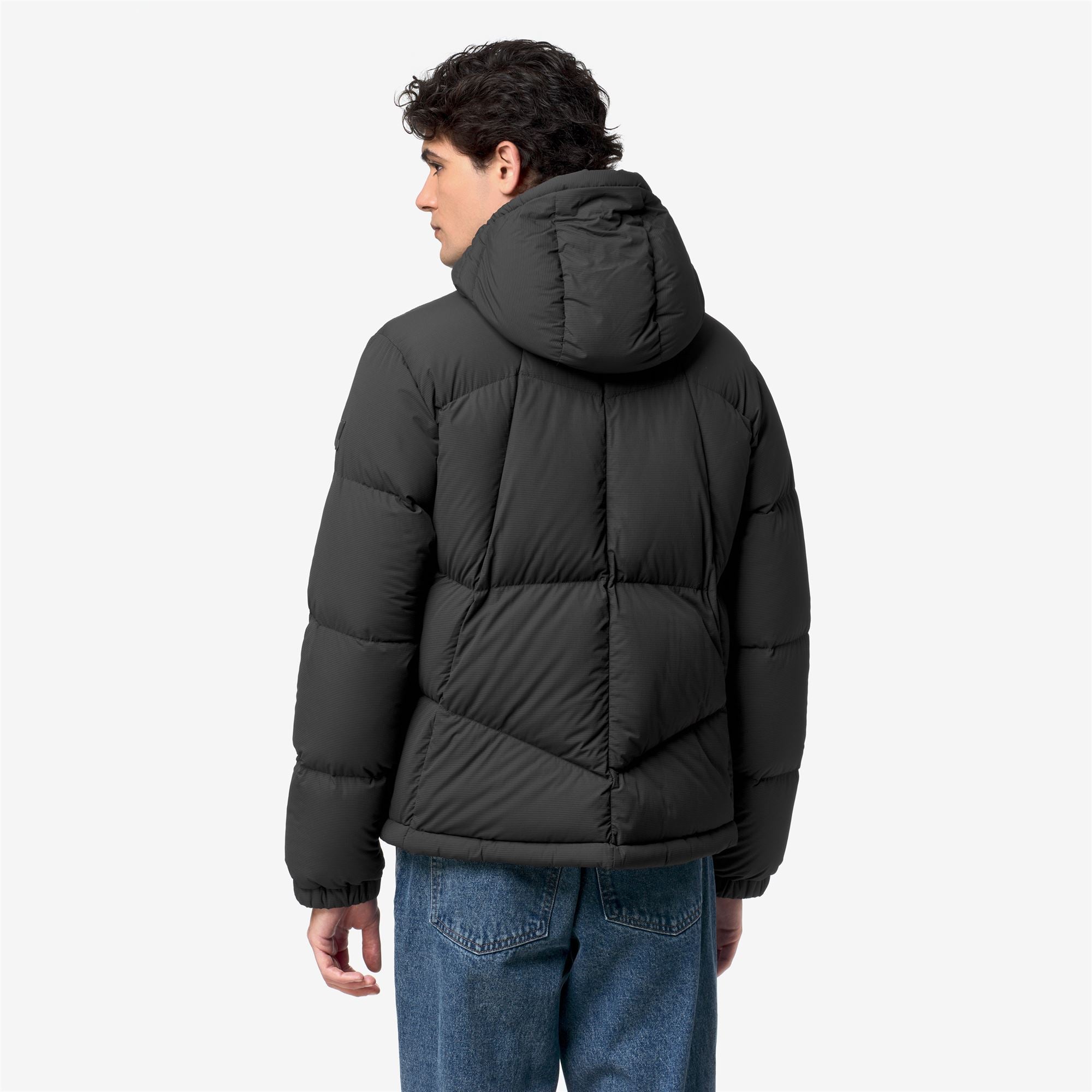 Jackets_Man_QUILL FANCY NYLON_Short_Black Greyish - Commercial 6