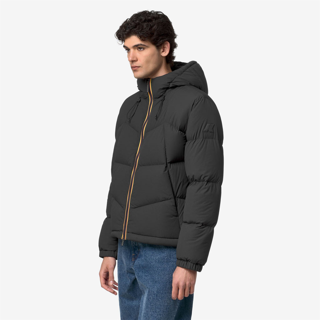Jackets_Man_QUILL FANCY NYLON_Short_Black Greyish - Commercial 5