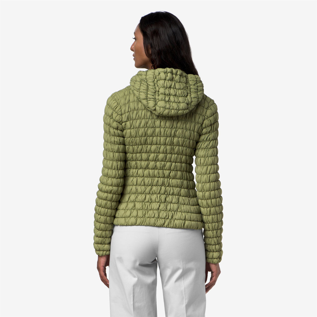 Jackets_Woman_SHYDA TECH WARM_Short_GREEN GOLD - Commercial 6