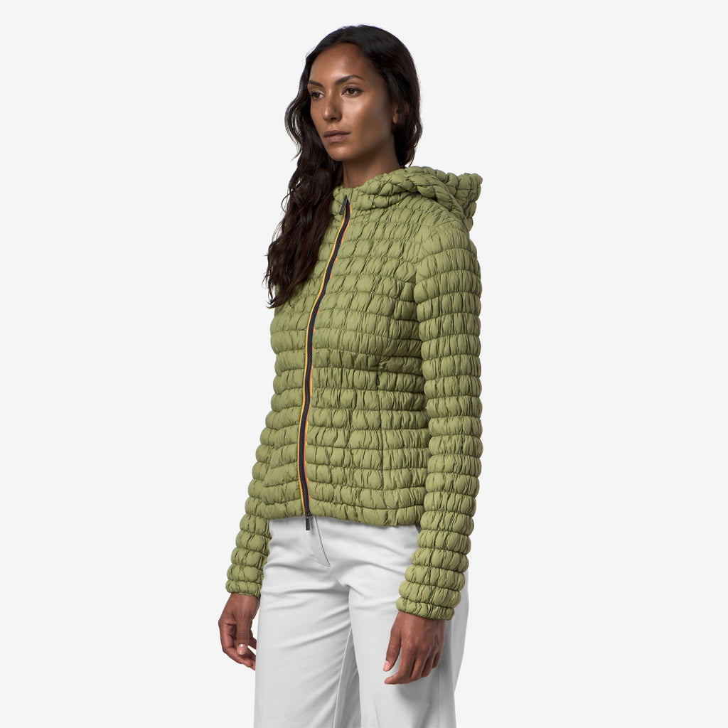 Jackets_Woman_SHYDA TECH WARM_Short_GREEN GOLD - Commercial 5