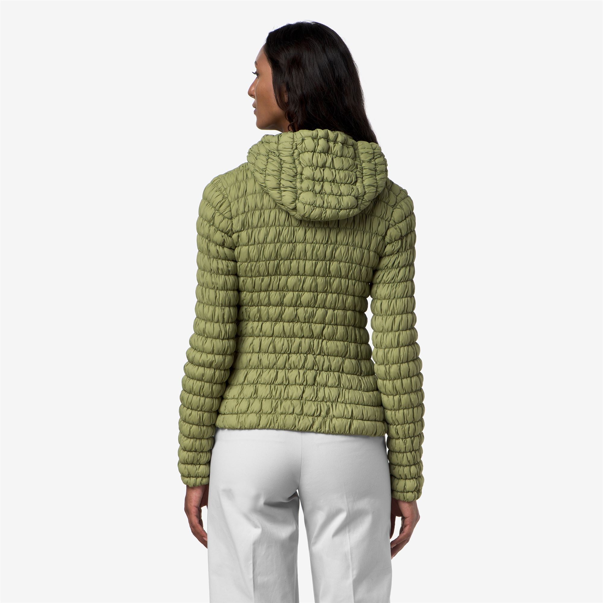 Jackets_Woman_SHYDA TECH WARM_Short_GREEN GOLD - Commercial 6