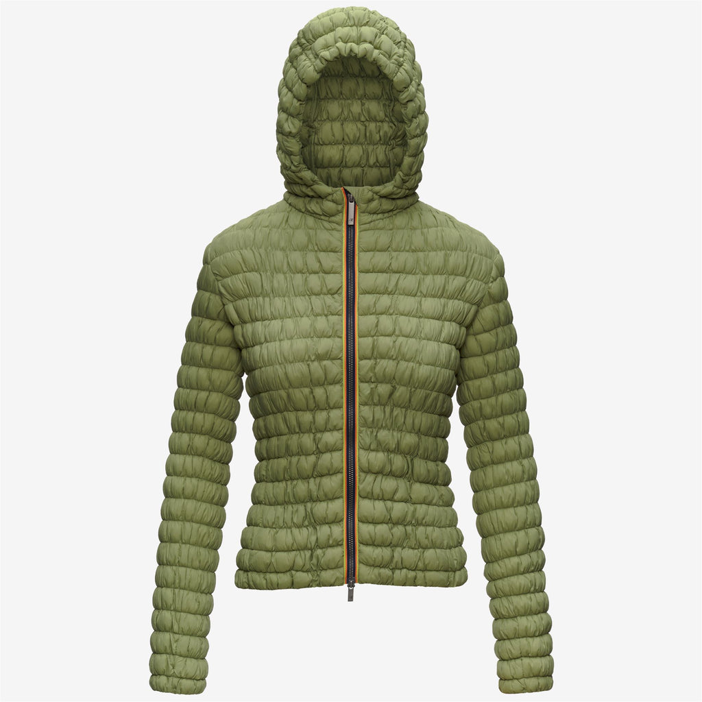 Jackets_Woman_SHYDA TECH WARM_Short_GREEN GOLD - Commercial 1
