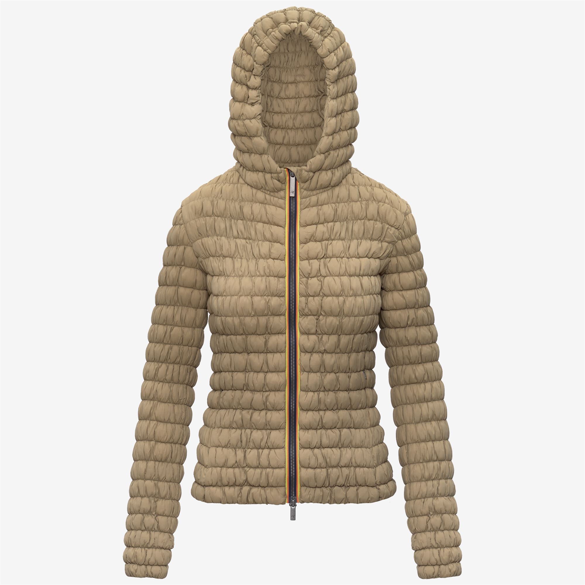Jackets_Woman_SHYDA TECH WARM_Short_BEIGE KHAKI - Commercial 1