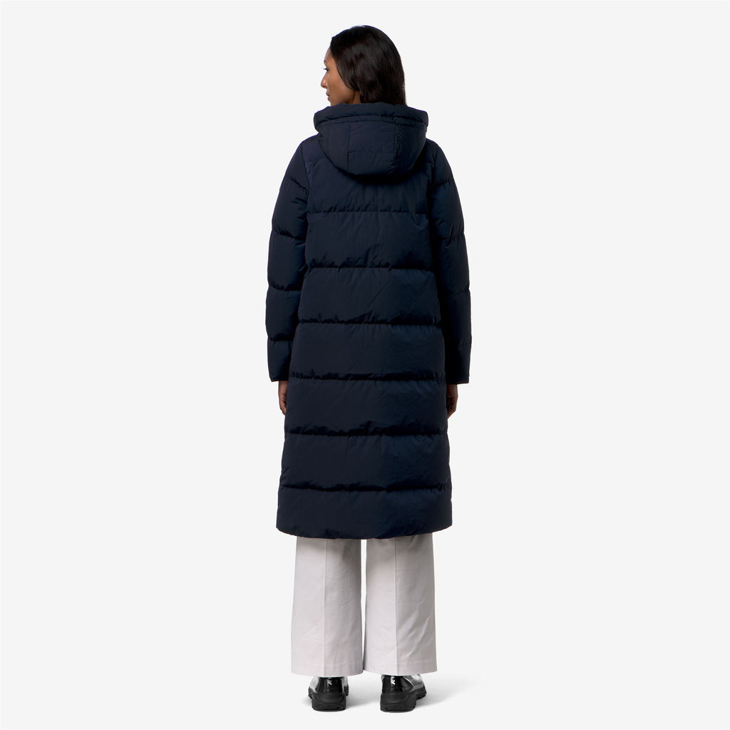 Jackets_Woman_DINA SHINY NYLON FUR_Long_Blue Depth - Commercial 6