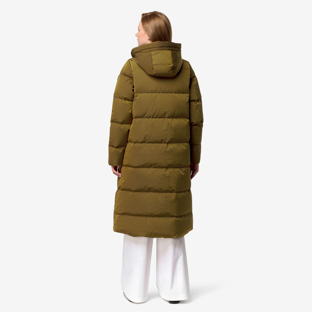 Jackets_Woman_DINA SHINY NYLON FUR_Long_BROWN - Commercial 6