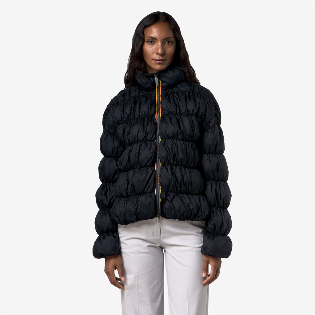 Jackets_Woman_FRAYN MAXI RUFFLES_Short_Blue Depth - Commercial 4