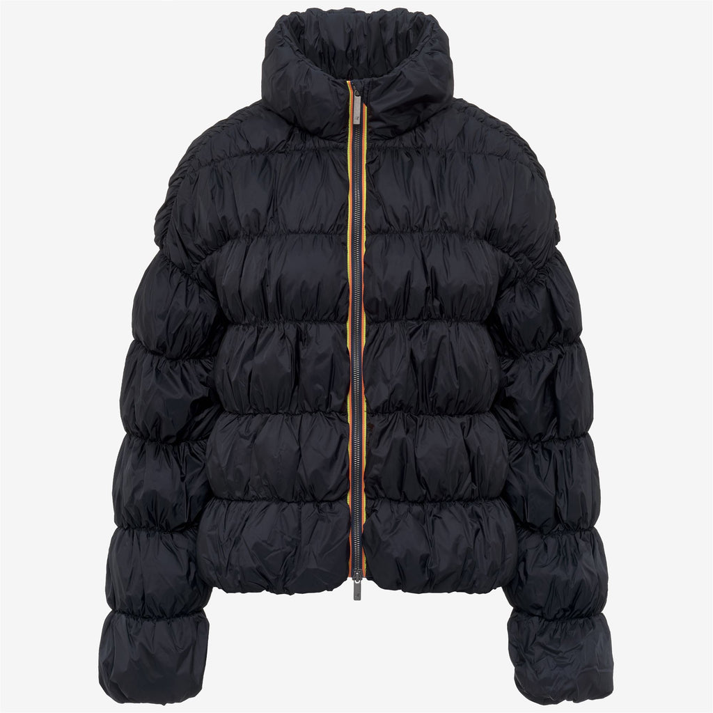 Jackets_Woman_FRAYN MAXI RUFFLES_Short_Blue Depth - Commercial 1