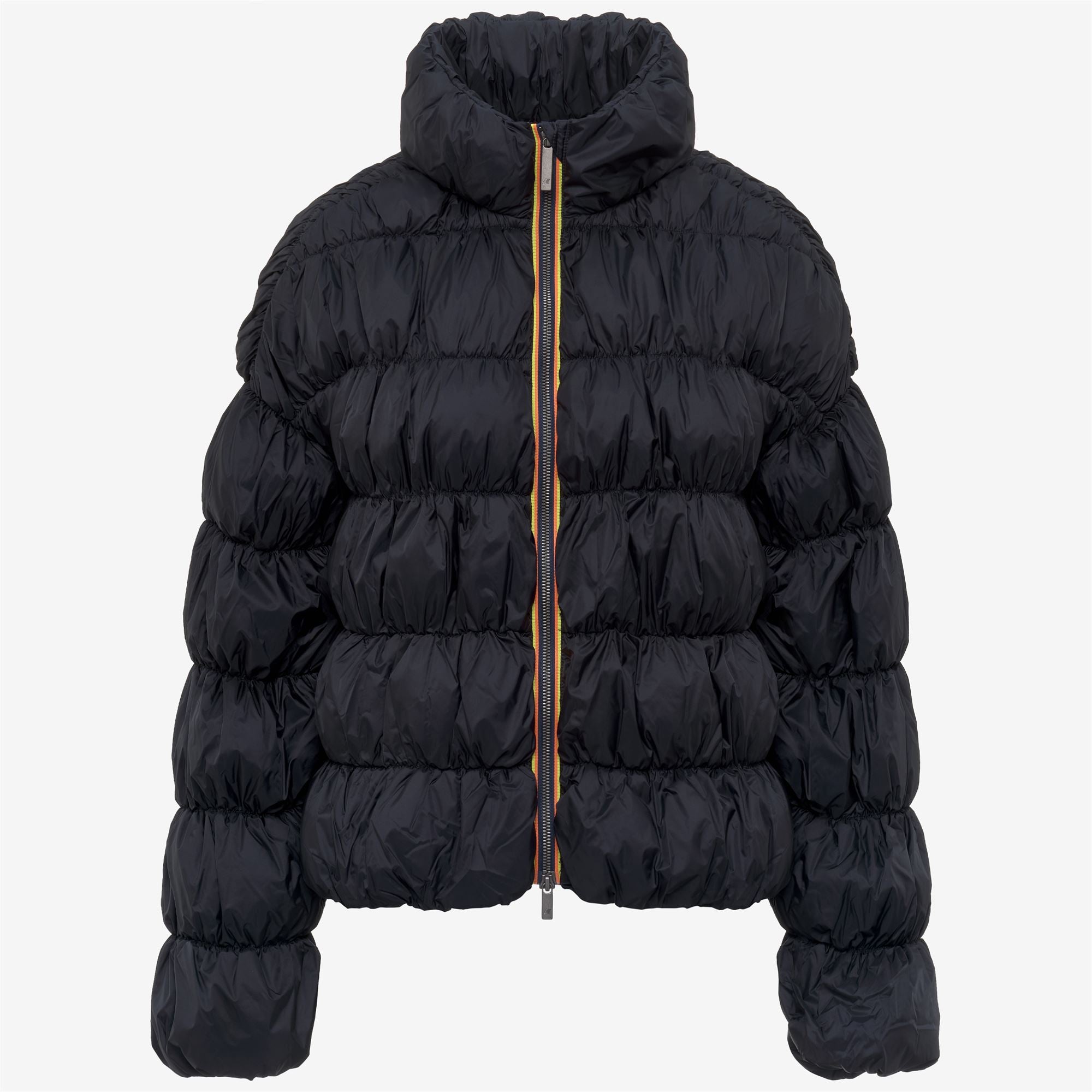Jackets_Woman_FRAYN MAXI RUFFLES_Short_Blue Depth - Commercial 1