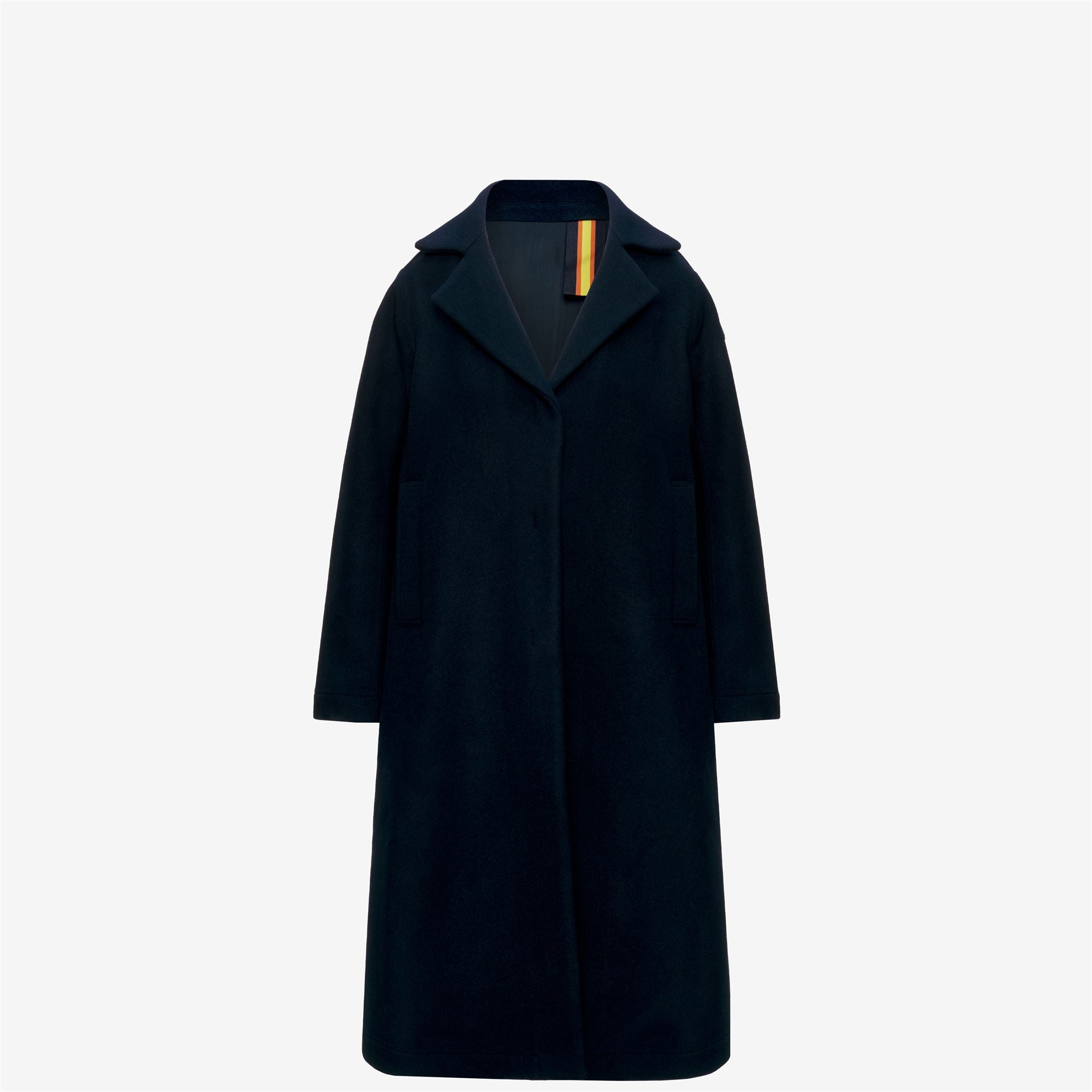 Jackets_Woman_LANA WOOL NYLON_Long_Blue Depth - Green Gold - Commercial 2