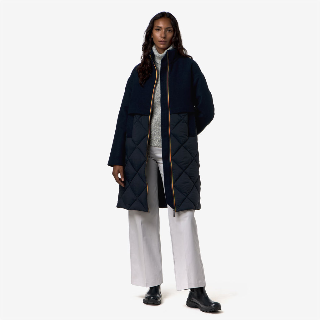 Jackets_Woman_MINDY WOOL NYLON WARM_3/4 Length_Blue Depth - Commercial 7