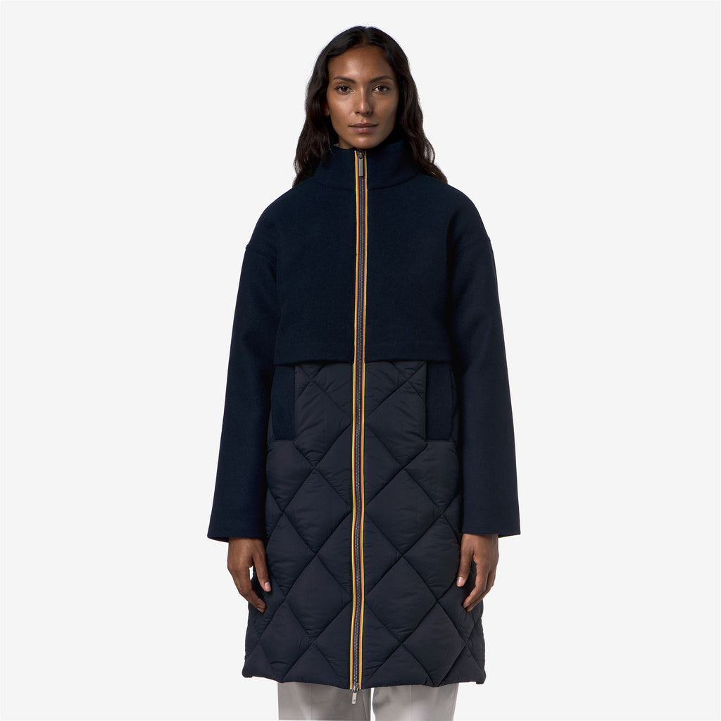 Jackets_Woman_MINDY WOOL NYLON WARM_3/4 Length_Blue Depth - Commercial 4