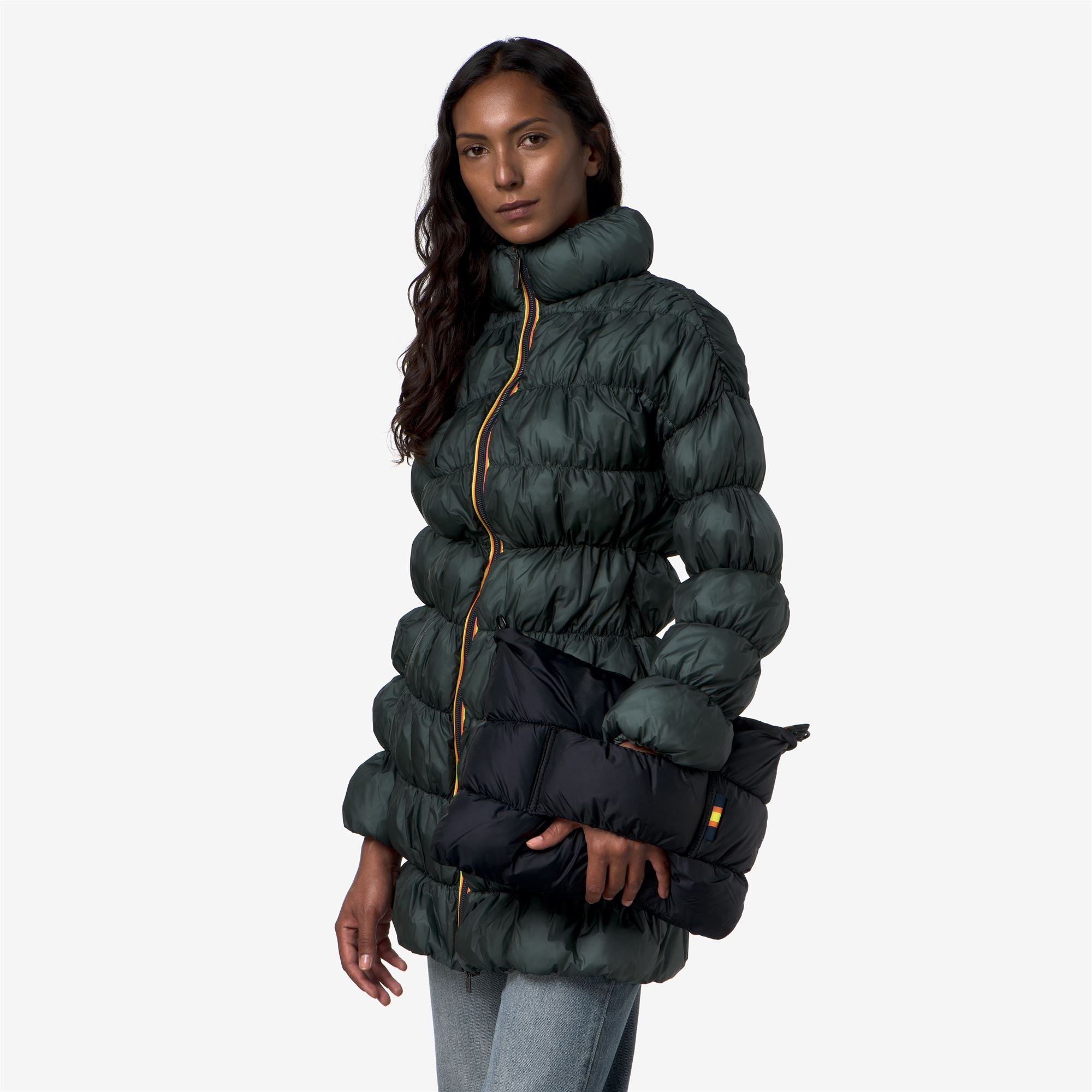 Bags_Woman_MATELIS MAXI RUFFLE_Pochette_Blue Depth - Commercial 6