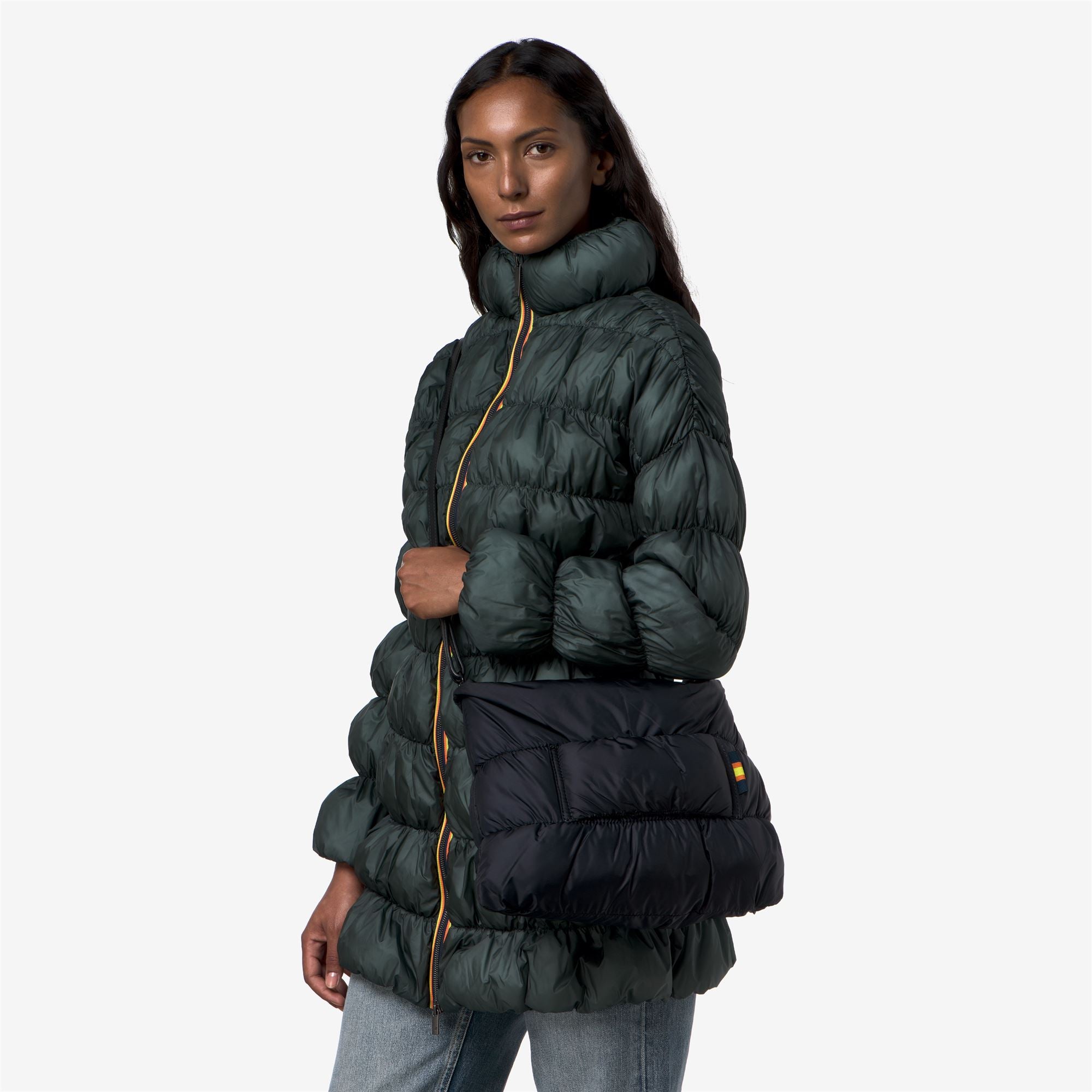 Bags_Woman_MATELIS MAXI RUFFLE_Pochette_Blue Depth - Commercial 5