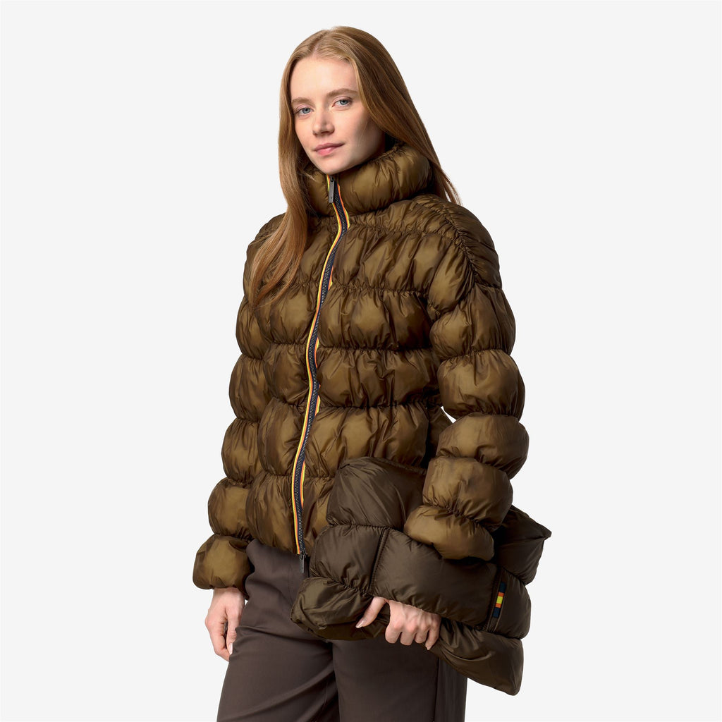 Bags_Woman_MATELIS MAXI RUFFLE_Pochette_BROWN - Commercial 6