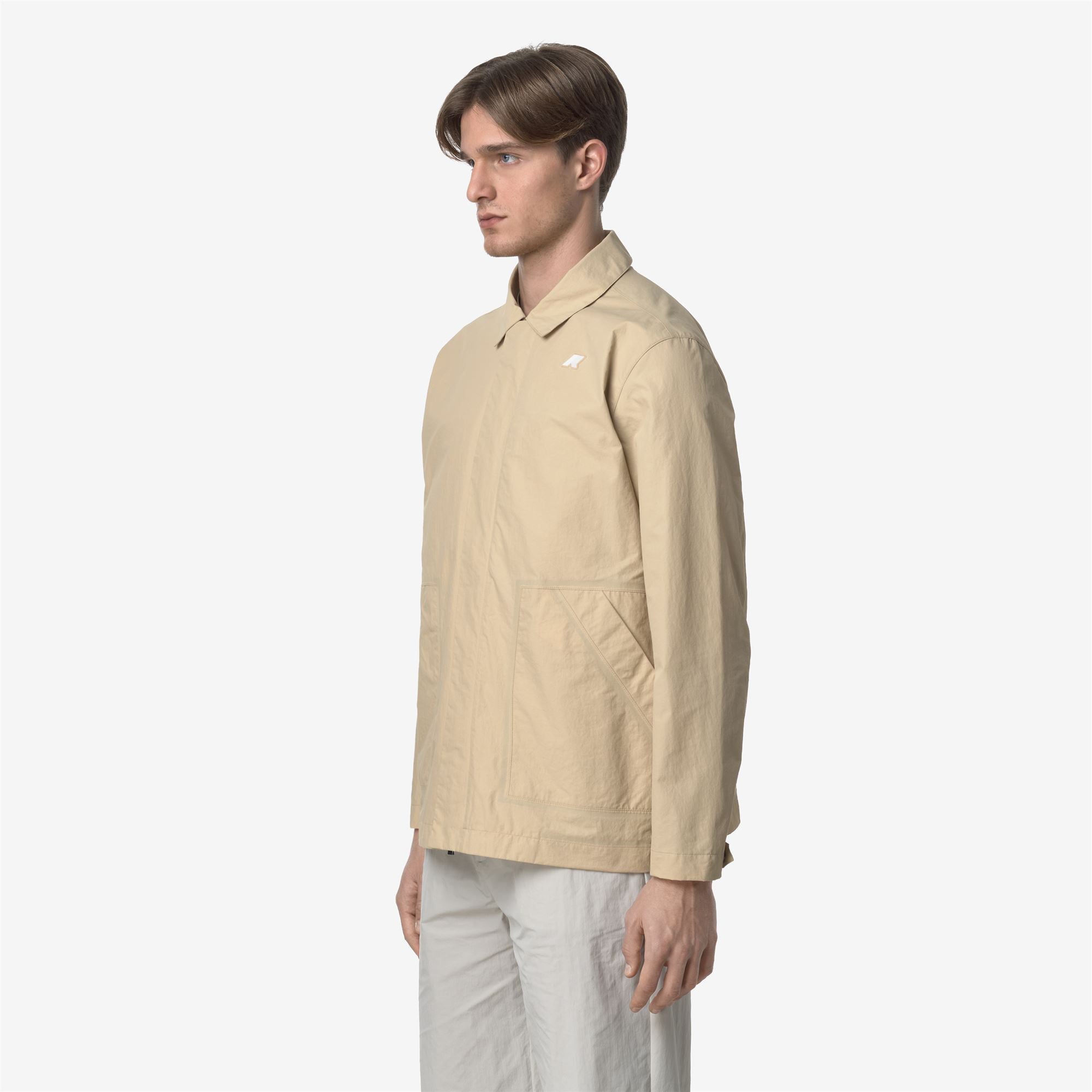 Jackets_MAN_BROEN COTTON NYLON_Short_Beige Rope - Commercial 5