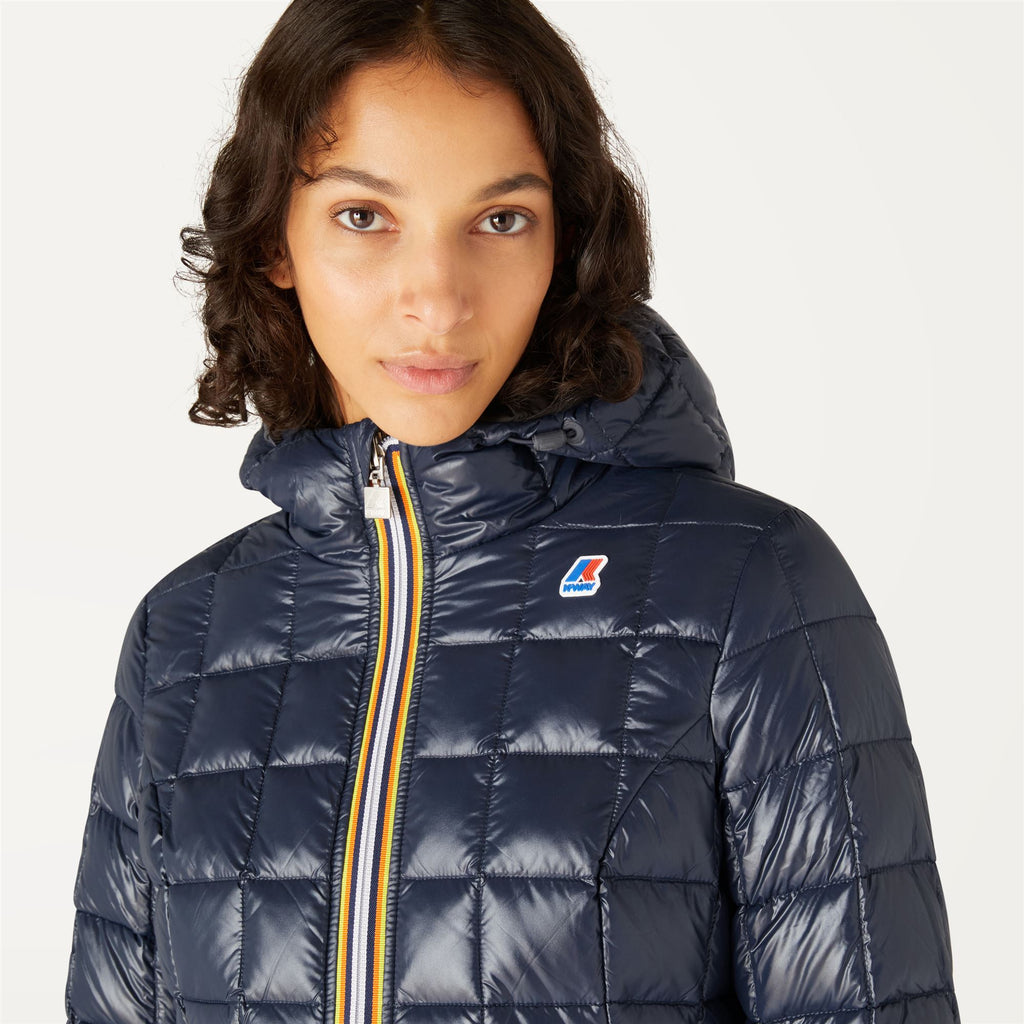 Jackets_WOMAN_DENISE THERMO PLUS.2 DOUBLE_3/4 Length_Black Pure - Blue Depth - Commercial 7